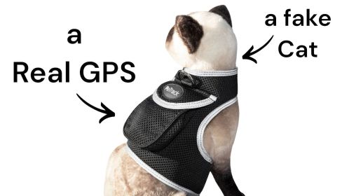 Pet Tracker Waterproof Pet Finder Best Dog Tracking Device - SIM Required Size:L