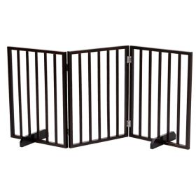The Wooden Dog Fence Walnut